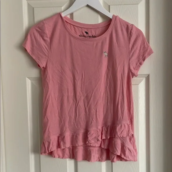 Abercrombie Ruffled Tee - Picture 1 of 5
